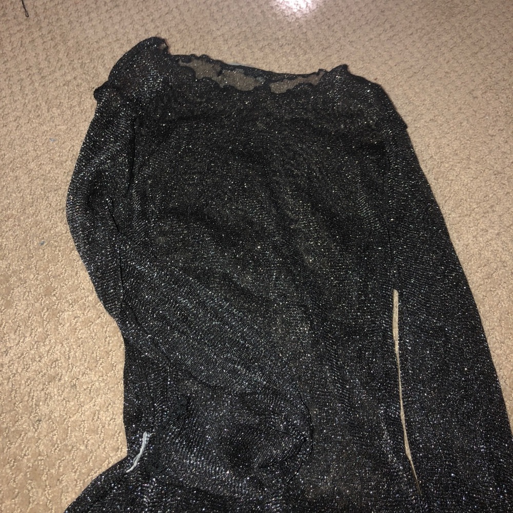 Brandy sparkly mesh long sleeve!